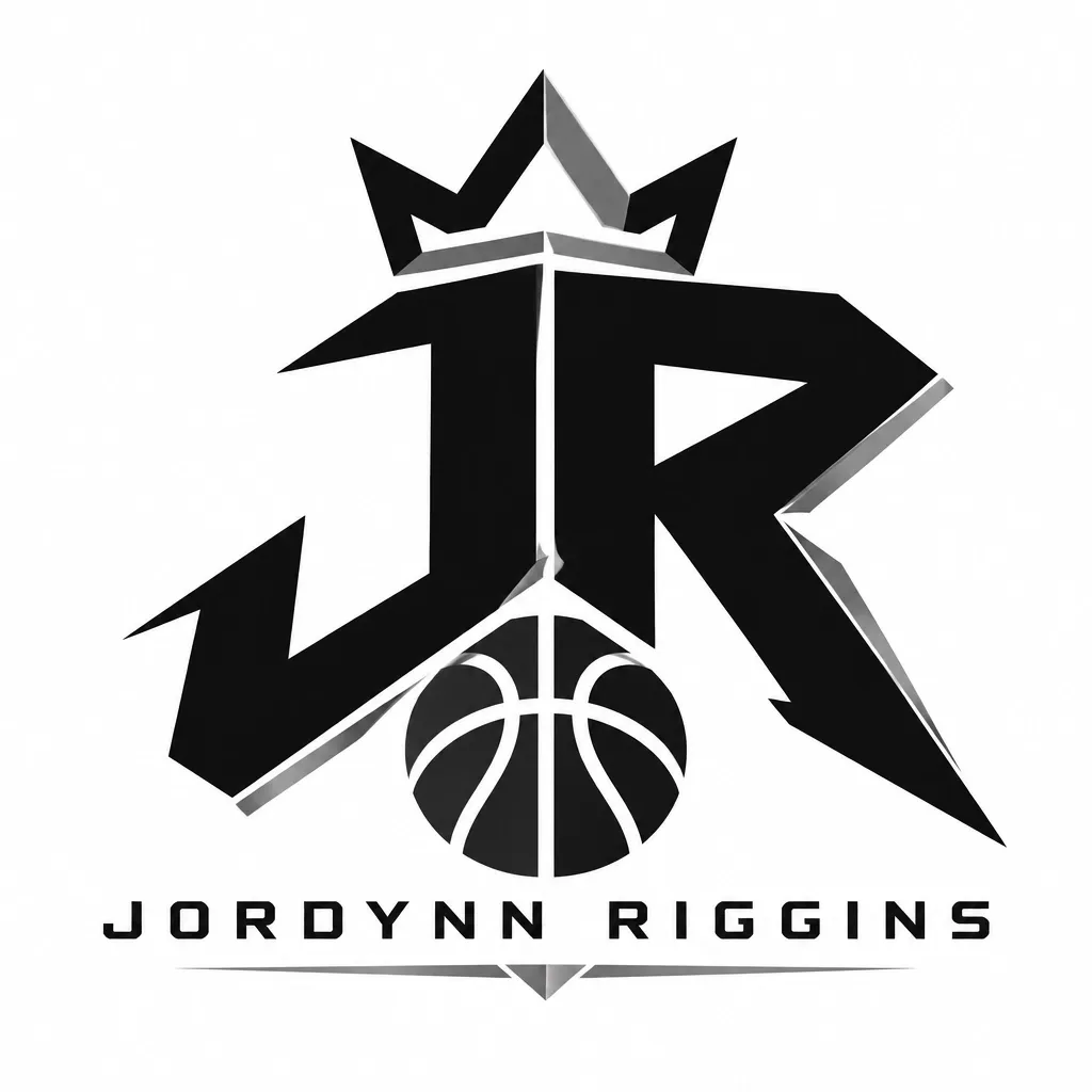 Jordynn Riggins crowned basketball logo